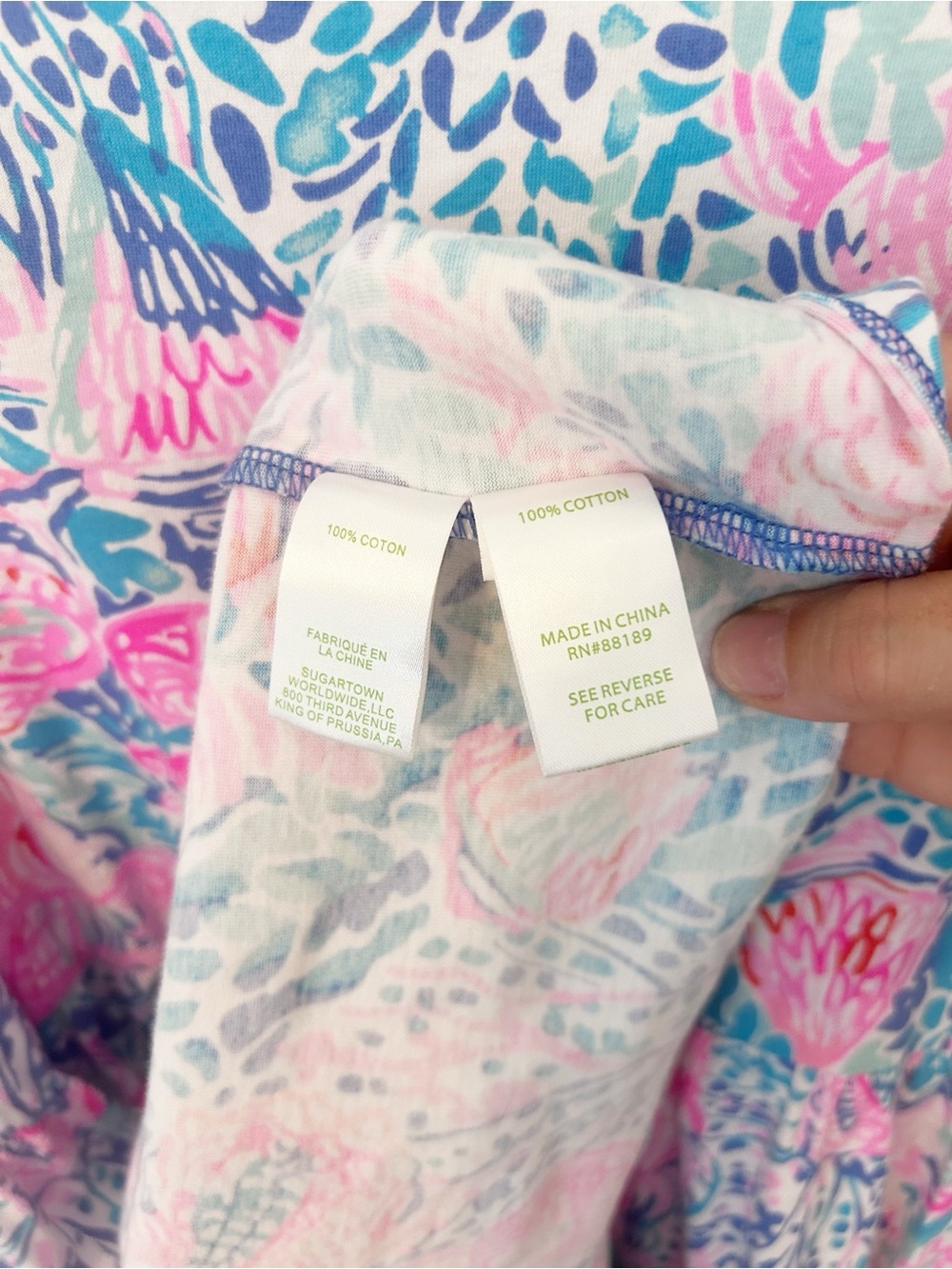 Lilly Pulitzer Jodee Ruffle Swing Dress in Treasure Trove L - Picture 7 of 9